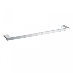 Square Chrome Single Towel Rail 600mm Solid Brass Wall Mounted Square Chrome Single Towel Rail 600mm Solid Brass Wall Mounted